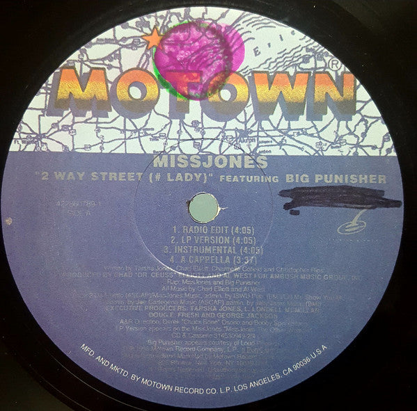 Miss Jones (2) - 2 Way Street (#1 Lady) (Vinyl, 12")