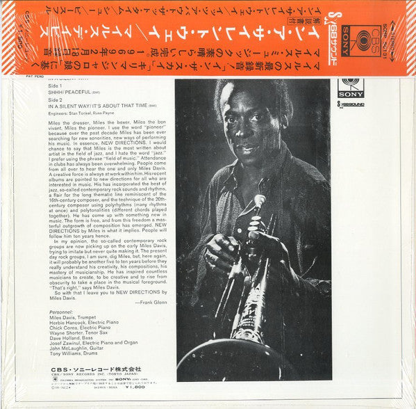 Miles Davis - In A Silent Way (Vinyl, LP, Album, Stereo) Good Plus (G+) / Very Good (VG)