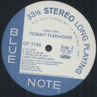 Tommy Flanagan - Lonely Town (Vinyl, LP, Album)