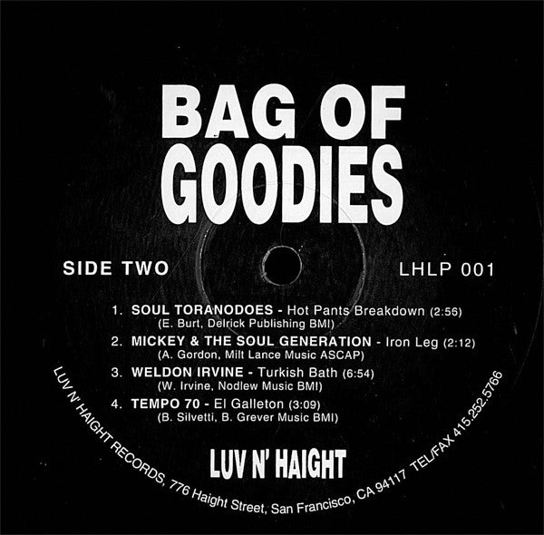 Various - Bag Of Goodies (Vinyl, LP, Compilation, Reissue) Good Plus (G+) / Very Good (VG)