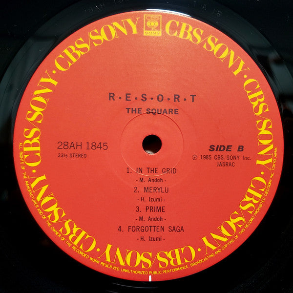 T-Square - R･E･S･O･R･T (Vinyl, LP, Album, Stereo)