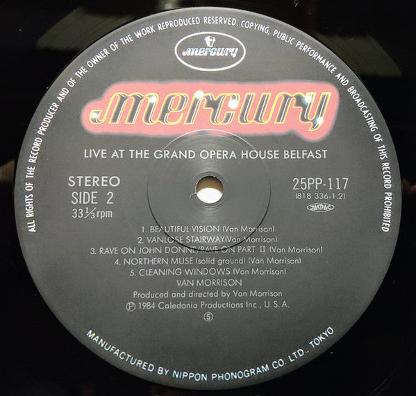Van Morrison - Live At The Grand Opera House Belfast (Vinyl, LP)