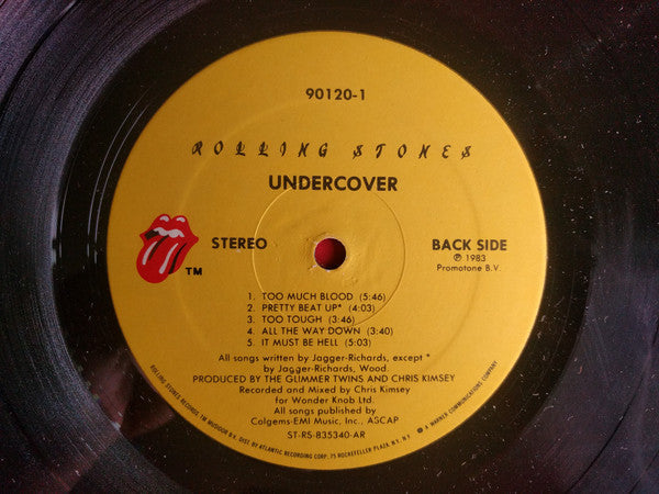 The Rolling Stones - Undercover (Vinyl, LP, Album, Stereo) Very Good (VG) / Very Good Plus (VG+)