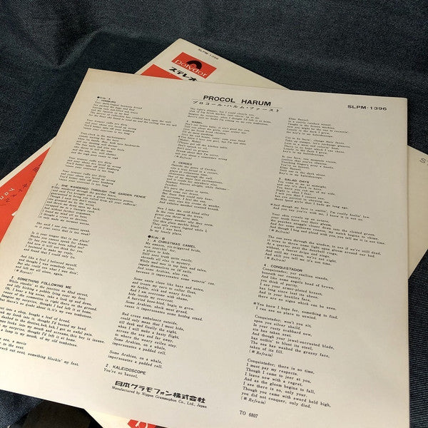 Procol Harum - Procol Harum (Vinyl, LP, Album, Stereo) Very Good Plus (VG+) / Poor (P)