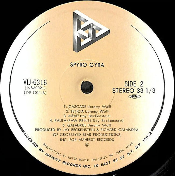 Spyro Gyra - Spyro Gyra (Vinyl, LP, Album, Reissue)