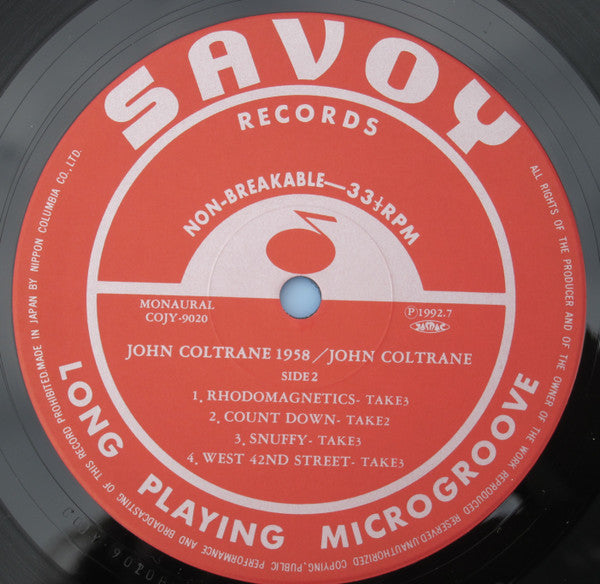 John Coltrane - 1958: The East Coast Jazz Scene (Vinyl, LP, Album, ...