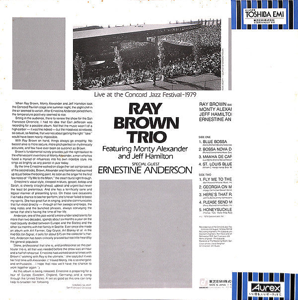 Ray Brown Trio - Live At The Concord Jazz Festival 1979 (Vinyl, LP,...