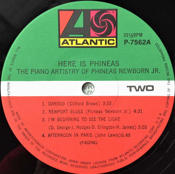 Phineas Newborn Jr. - Here Is Phineas (The Piano Artistry Of Phinea...