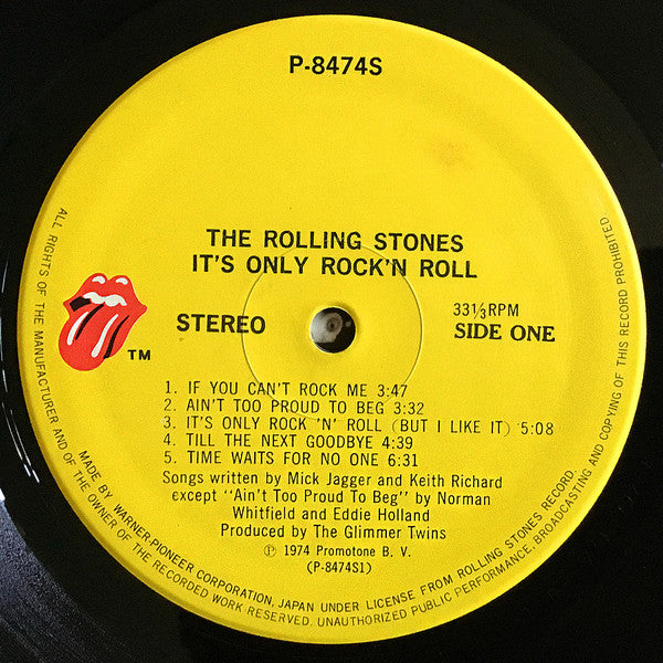 The Rolling Stones - It's Only Rock 'N Roll (Vinyl, LP, Album)