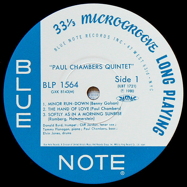 Paul Chambers Quintet - Paul Chambers Quintet (Vinyl, LP, Album, Re...