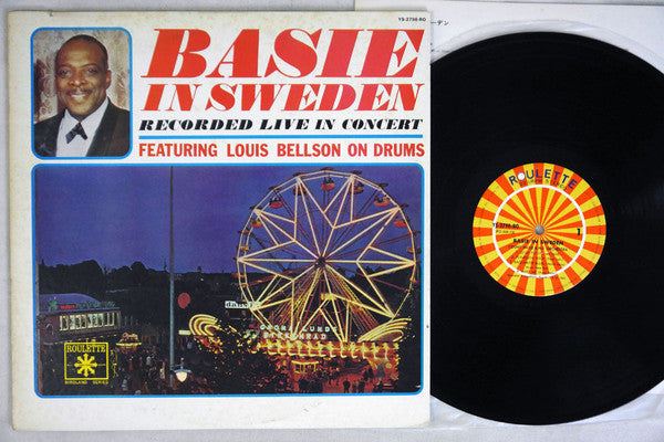 Count Basie Orchestra - Basie In Sweden (Vinyl, LP, Album, Stereo) Very Good Plus (VG+) / Very Good Plus (VG+)