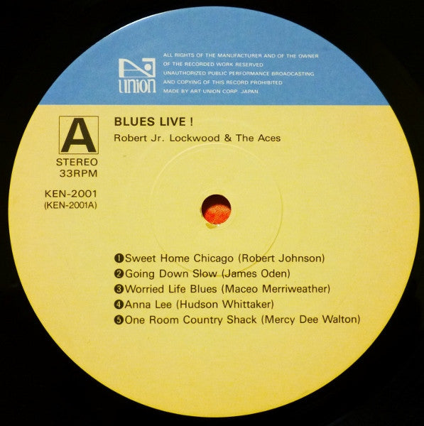 Robert Lockwood Jr. - Blues Live! (Vinyl, Vinyl, LP, 7", 45 RPM, Single) Near Mint (NM or M-) / Very Good Plus (VG+)