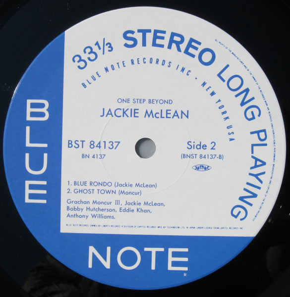 Jackie McLean - One Step Beyond (Vinyl, LP, Album, Stereo, Reissue, Limited Edition) Near Mint (NM or M-) / Near Mint (NM or M-)