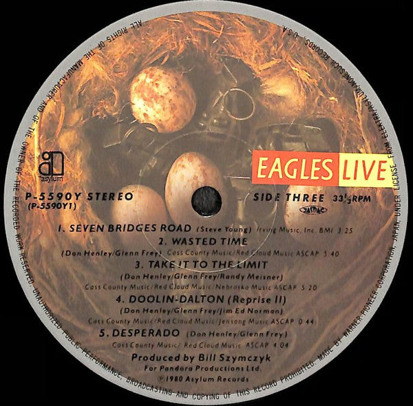 Eagles - Eagles Live (Vinyl, LP, Album, Stereo)