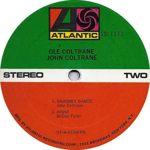 John Coltrane - Olé Coltrane (Vinyl, LP, Album, Reissue, Stereo) Very Good (VG) / Good Plus (G+)