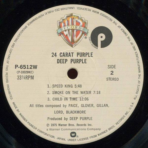Deep Purple - 24 Carat Purple (Vinyl, LP, Compilation, Limited Edit...