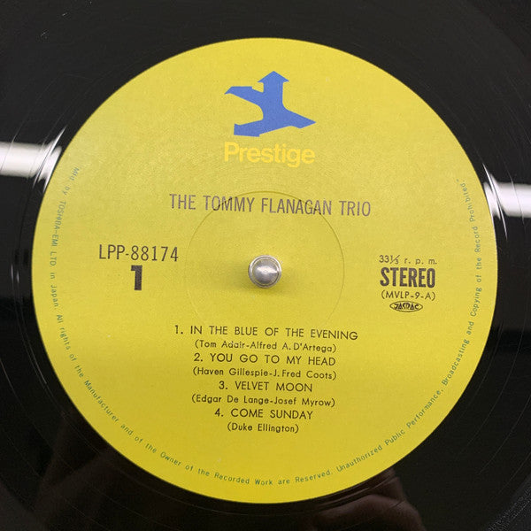 Tommy Flanagan Trio - The Tommy Flanagan Trio (Vinyl, LP, Album, Reissue, Stereo) Very Good (VG) / Very Good Plus (VG+)