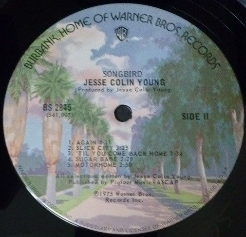 Jesse Colin Young - Songbird (Vinyl, LP, Album) Good Plus (G+) / Very Good Plus (VG+)