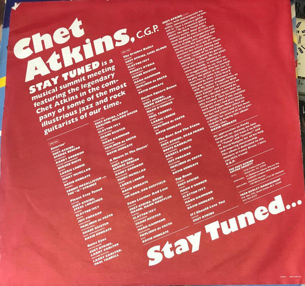 Chet Atkins - Stay Tuned (Vinyl, LP, Album) Very Good (VG) / Very Good Plus (VG+)