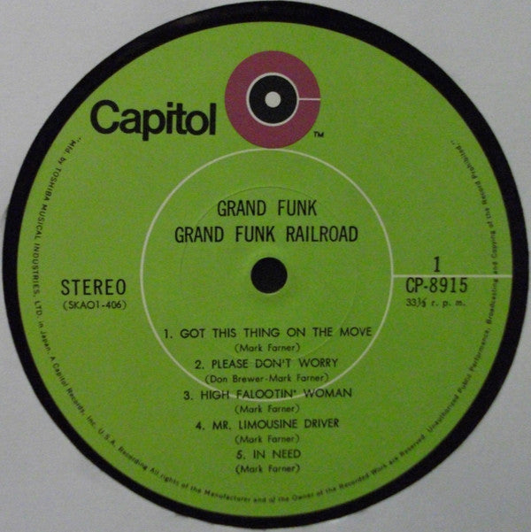 Grand Funk Railroad - Grand Funk (Vinyl, LP, Album, Stereo)