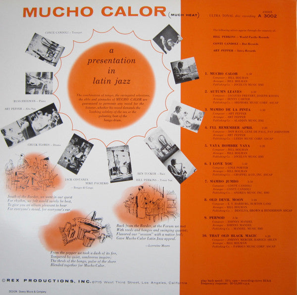 Conte Candoli - Mucho Calor (Much Heat) (Vinyl, LP, Album, Reissue) Very Good Plus (VG+) / Very Good Plus (VG+)