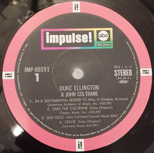 Duke Ellington - Duke Ellington & John Coltrane (Vinyl, LP, Album, ...