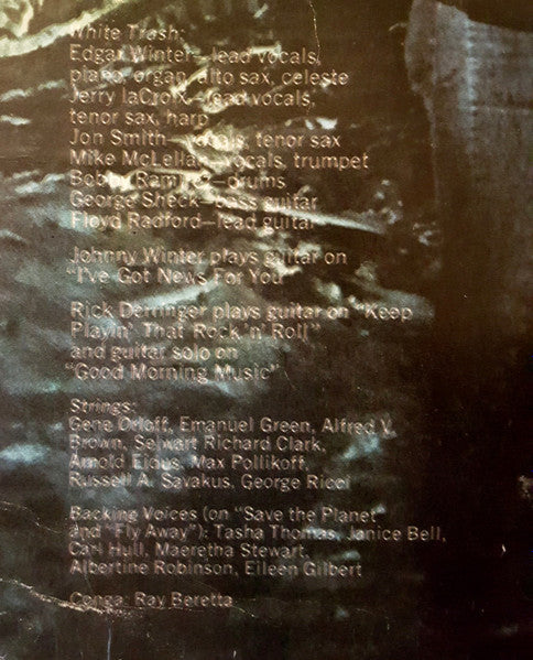 Edgar Winter's White Trash - Edgar Winter's White Trash (Vinyl, LP, Album, Reissue) Very Good Plus (VG+) / Very Good (VG)