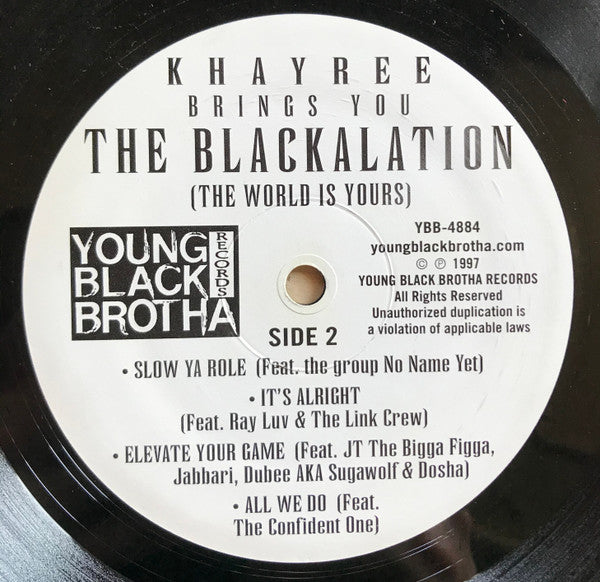 Khayree - The Blackalation (2xVinyl, LP, Album, Reissue) Mint (M) / Mint (M)