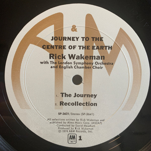 Rick Wakeman - Journey To The Center Of The Earth (Vinyl, LP, Album, Stereo) Very Good (VG) / Very Good Plus (VG+)