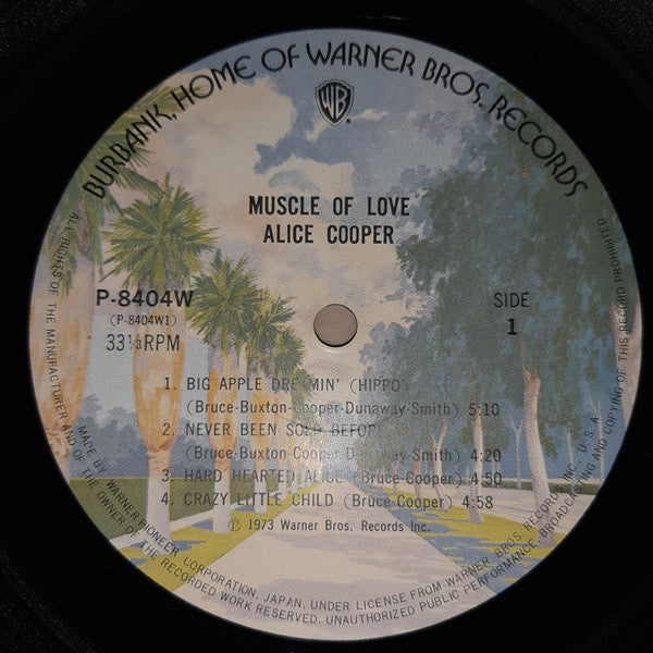 Alice Cooper - Muscle Of Love (Vinyl, LP, Album, Stereo)