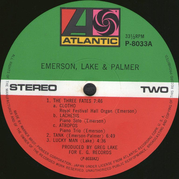 Emerson, Lake & Palmer - Emerson, Lake & Palmer (Vinyl, LP, Album, ...