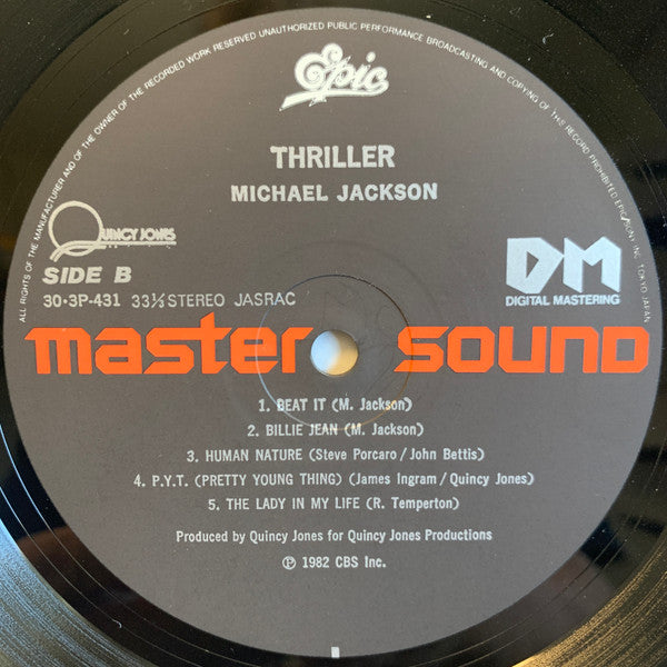 Michael Jackson - Thriller (Vinyl, LP, Album, Reissue, Stereo)