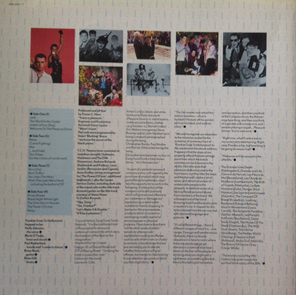 Frankie Goes To Hollywood - Welcome To The Pleasuredome (Vinyl, LP,...