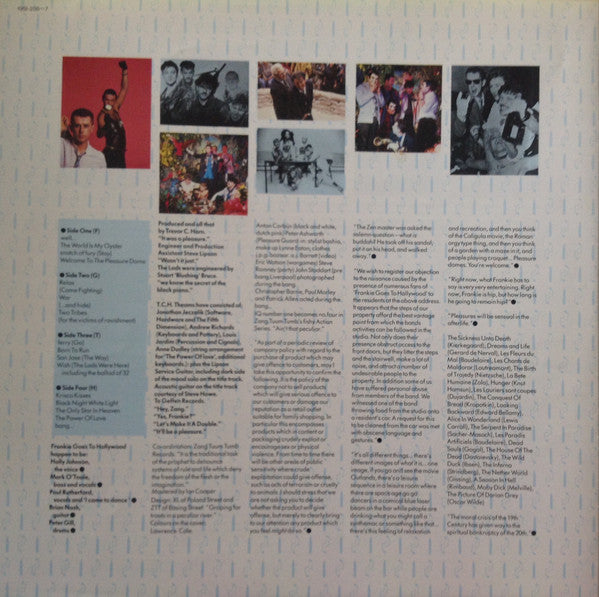 Frankie Goes To Hollywood - Welcome To The Pleasuredome (2xVinyl, LP, Album) Very Good (VG) / Good Plus (G+)