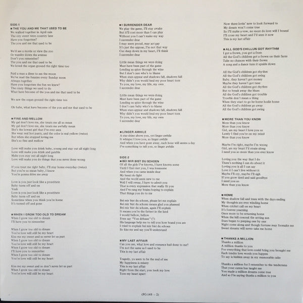 Jimmy Rushing - The You And Me That Used To Be (Vinyl, LP, Album) Very Good Plus (VG+) / Very Good Plus (VG+)