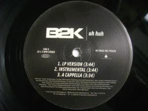 B2K - Uh Huh (Vinyl, 12", 33 ⅓ RPM, Stereo) Very Good Plus (VG+) / Very Good Plus (VG+)
