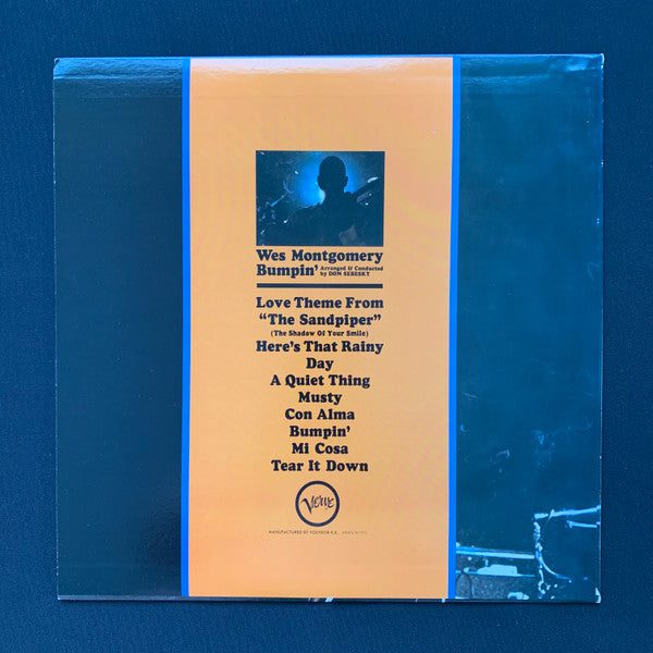 Wes Montgomery - Bumpin' (Vinyl, LP, Album, Reissue, Stereo)
