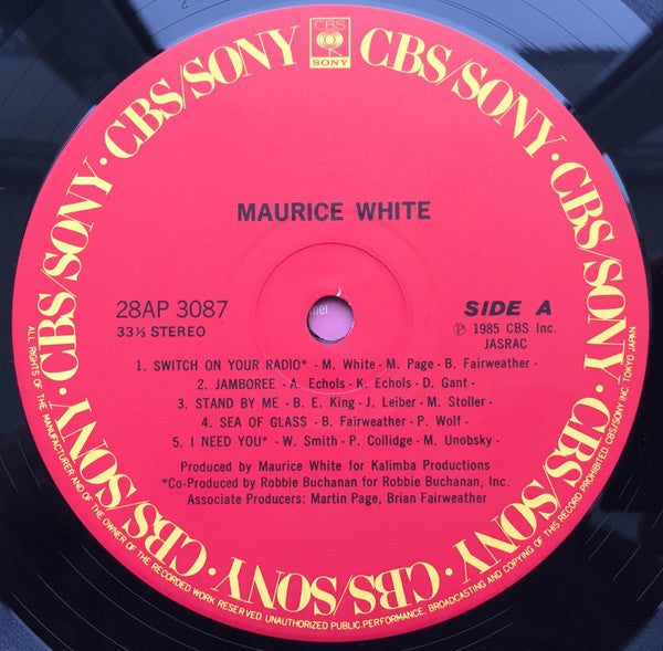 Maurice White - Maurice White (Vinyl, LP, Album, Stereo)