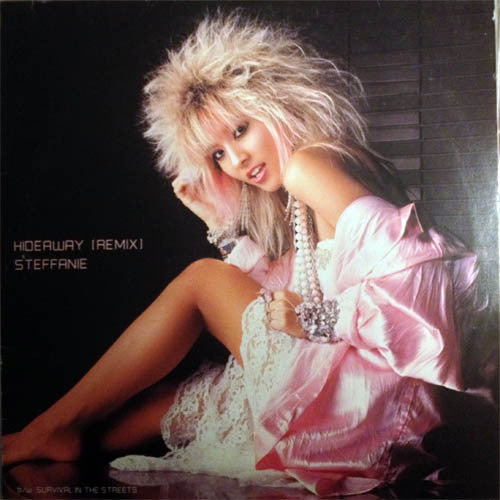 Steffanie - Hideaway (Remix) (Vinyl, 12", 45 RPM) Good Plus (G+) / Good Plus (G+)