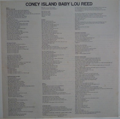Lou Reed - Coney Island Baby (Vinyl, LP, Album, Reissue)