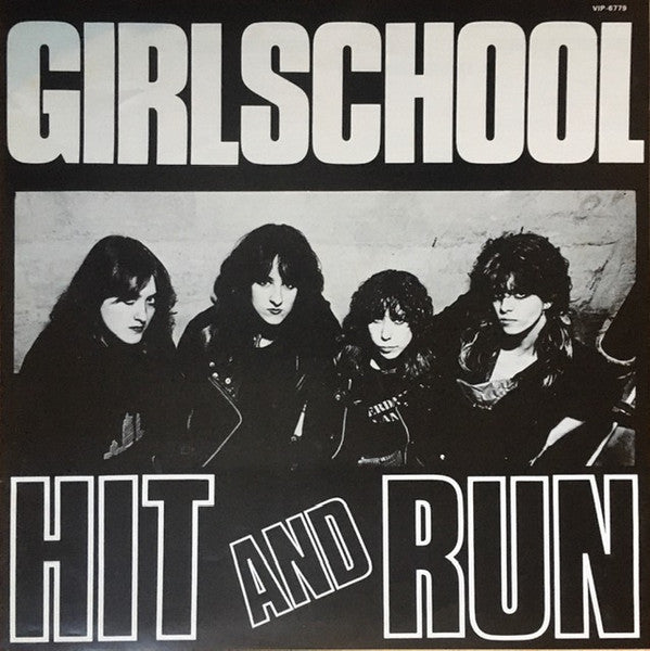 Girlschool - Hit And Run (Vinyl, LP, Album) Near Mint (NM or M-) / Very Good Plus (VG+)