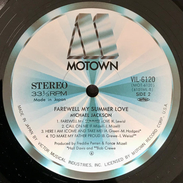 Michael Jackson - Farewell My Summer Love (Vinyl, LP, Album)