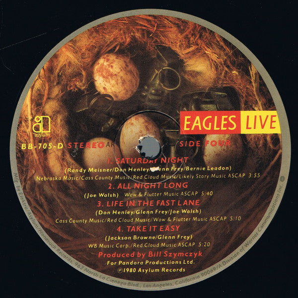 Eagles - Eagles Live (Vinyl, LP, Album, Stereo)