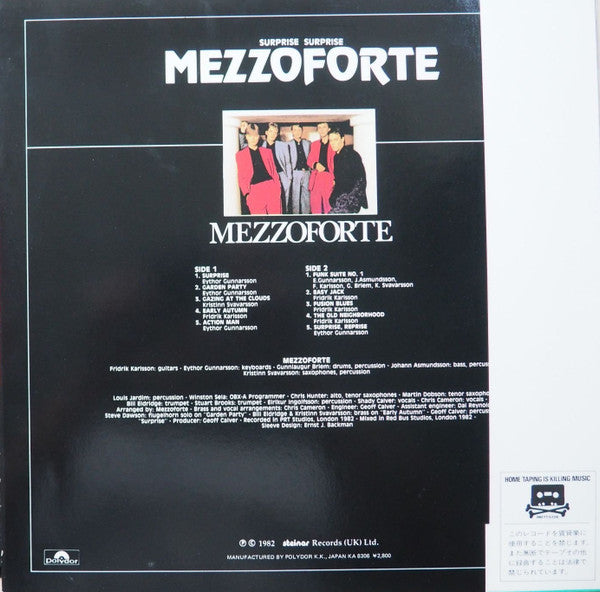 Mezzoforte - Surprise Surprise (Vinyl, LP, Album)