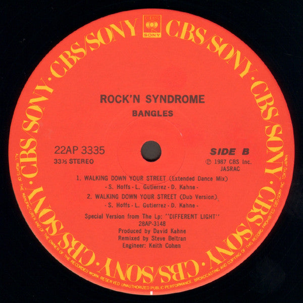 Bangles - Rock'n Syndrome (Vinyl, 12", 33 ⅓ RPM)