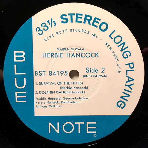 Herbie Hancock - Maiden Voyage (Vinyl, LP, Album, Reissue, Stereo)