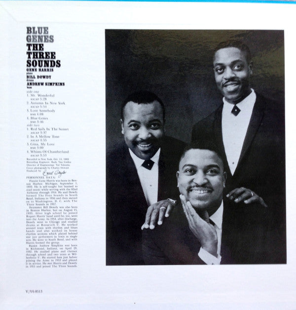 The Three Sounds - Blue Genes (Vinyl, LP, Album, Reissue) Very Good Plus (VG+) / Very Good Plus (VG+)