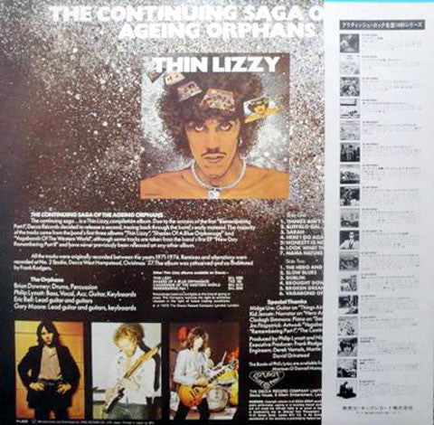 Thin Lizzy - The Continuing Saga Of The Ageing Orphans (Vinyl, LP, Compilation, Reissue) Near Mint (NM or M-) / Very Good Plus (VG+)