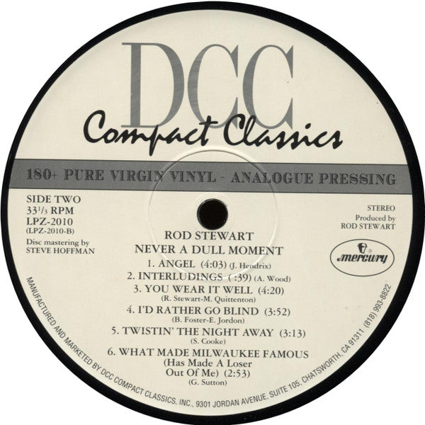 Rod Stewart - Never A Dull Moment (Vinyl, LP, Album, Limited Edition, Numbered, Reissue, Remastered) Mint (M) / Mint (M)