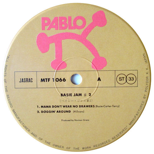 Count Basie - Basie Jam #2 (Vinyl, LP, Album) Very Good (VG) / Good Plus (G+)